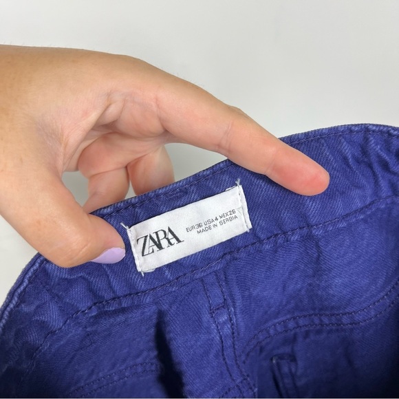 Zara Straight Leg Jeans Size US 4 - Picture 8 of 9
